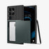 ACS07306 - Galaxy S24 Ultra Case Slim Armor CS in Black showing the back